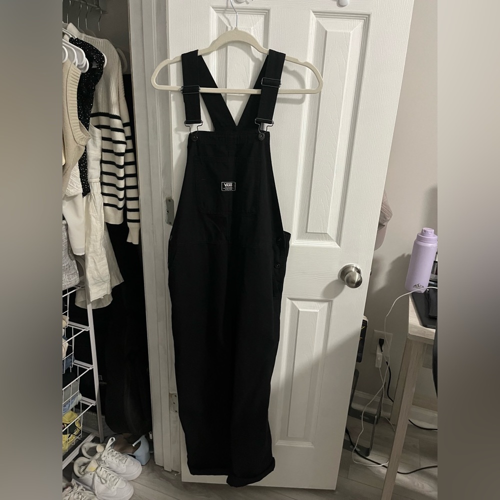 Vans Black Denim Overalls